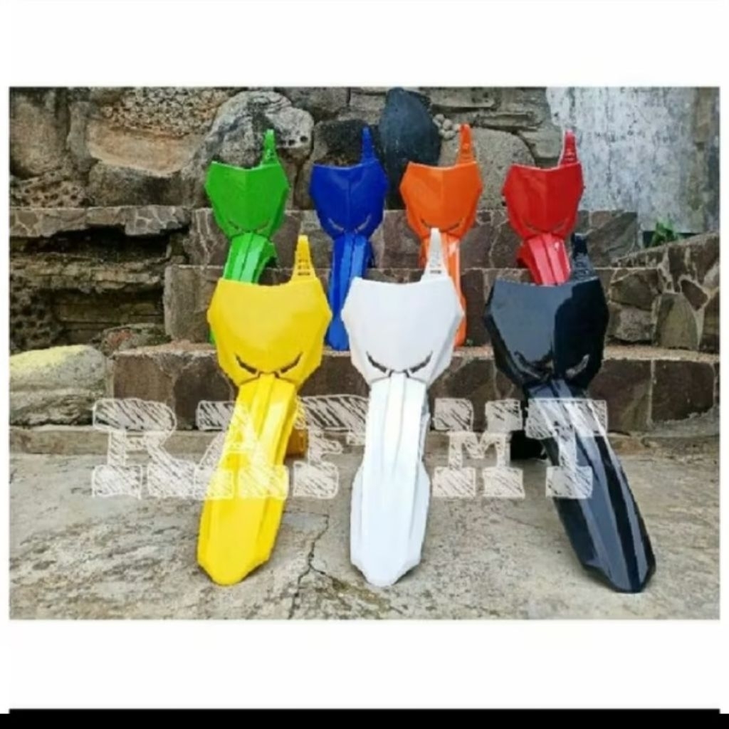 COVER BODY RMZ 250 RMZ 450 SPAKBOR DEPAN RMZ 450 DAN PLAT NOMER RMZ 450 TRAIL SUPERMOTO MOTOCROSS