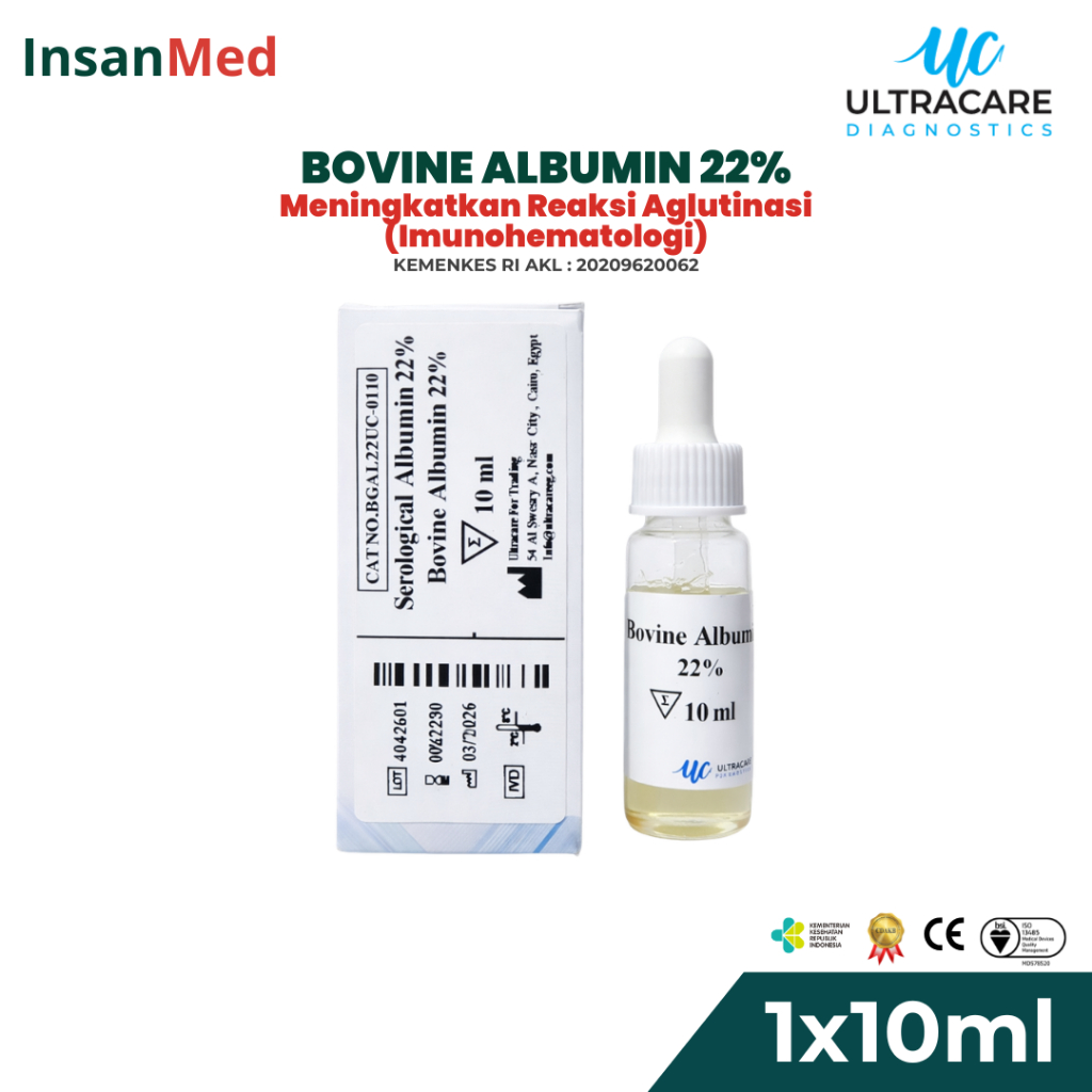 Bovine Albumin 22% 10ml Ultracare