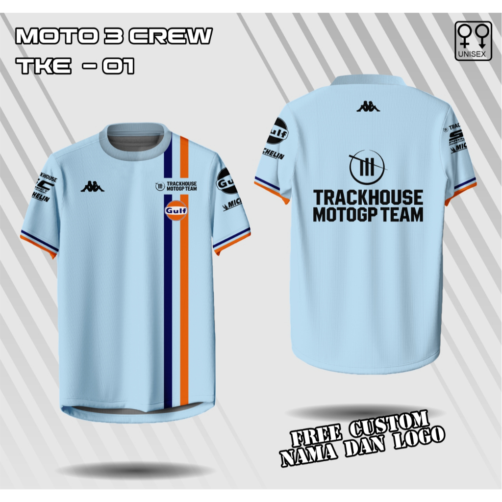 jersey motogp gulf team trackhouse racing baju motogp gulf trackhouse kaos motogp gulf