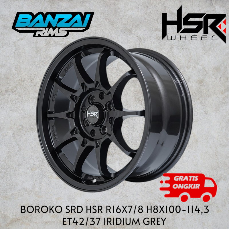 boroko srd r16 lebar belang 7/8 velg racing celong model ce28 r16 velg mobil jazz yaris grand livina