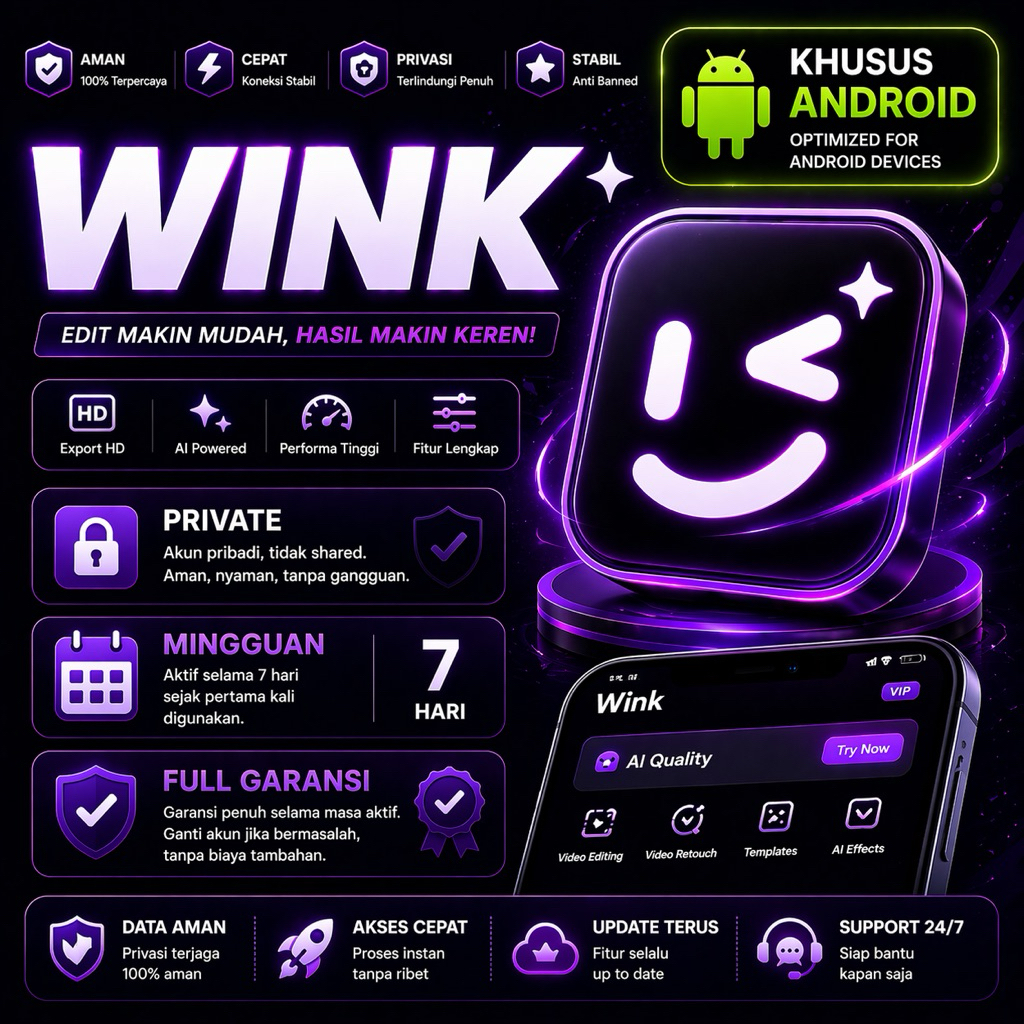 WINK (PRO) FULL AKSES  ANDROID