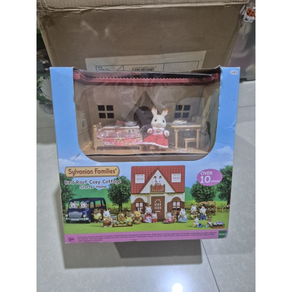 Baru bukan Preloved Sylvanian Families Red Roof Cosy Cottage