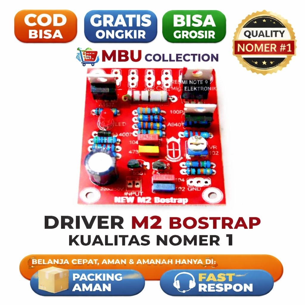 Kit Driver Amplifier M2 Bostrap Cabe Rawit gaacor