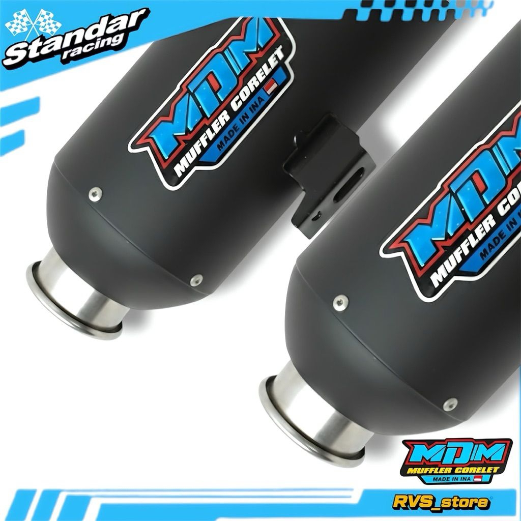 Knalpot Copy MDM Beat fi Beat karbu Vario 110 Beat deluxe Scoopy fi Mio sporty Vario 125 Genio Xeon 