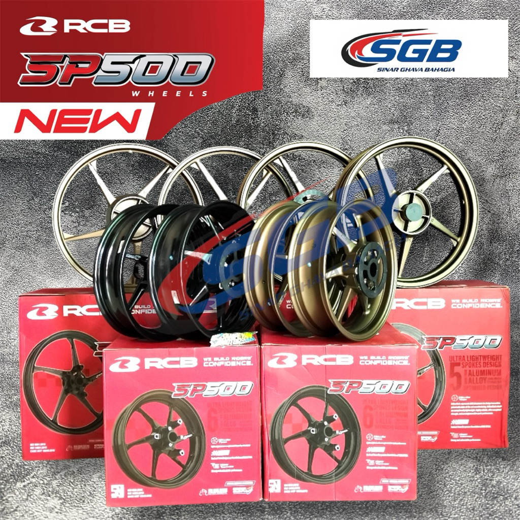 Velg RCB SP500 Original Set Depan dan Belakang Ninja RR R SS Ring 17 Ukuran 215-300