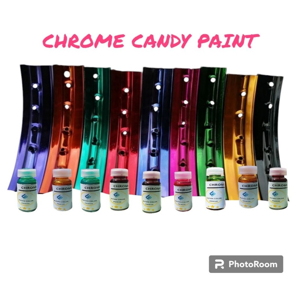 CHROME CANDY CAT / PEWARNA LOGAM VELG MOTOR & MOBIL