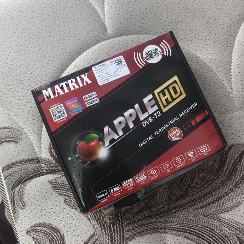 SET TOP BOX MATRIX APPLE TV DIGITAL HD FREE DONGLE WIFI