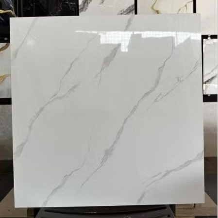 GRANIT LANTAI 60×60 GLAZED POLISH | RINJANI WHITE