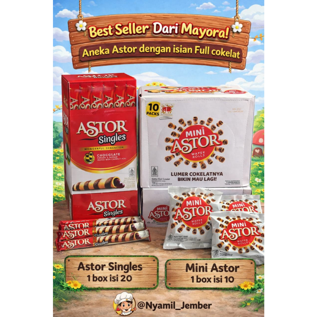 (1 BOX) ASTOR SINGLE MAYORA - ASTOR MINI MAYORA