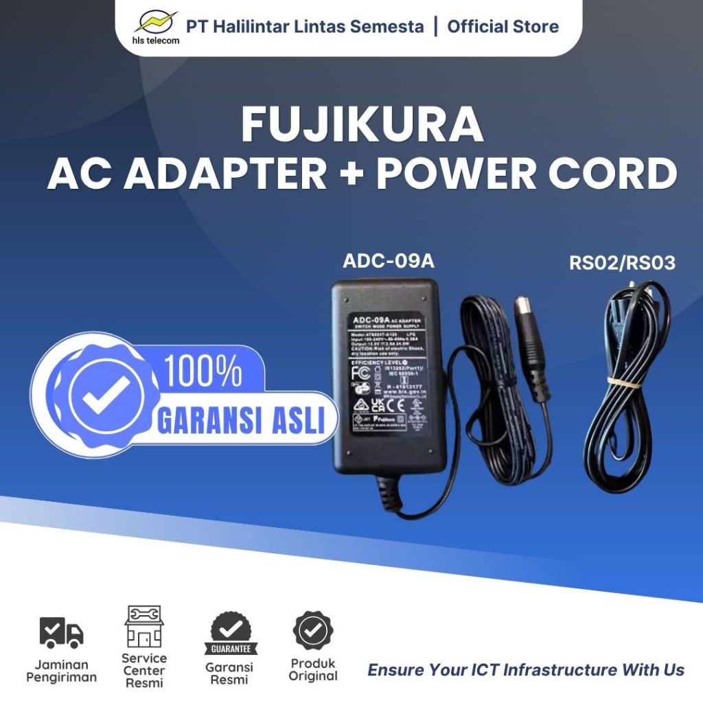 Fujikura - AC Adapter+Power Cord RS02/RS03 ADC-09A