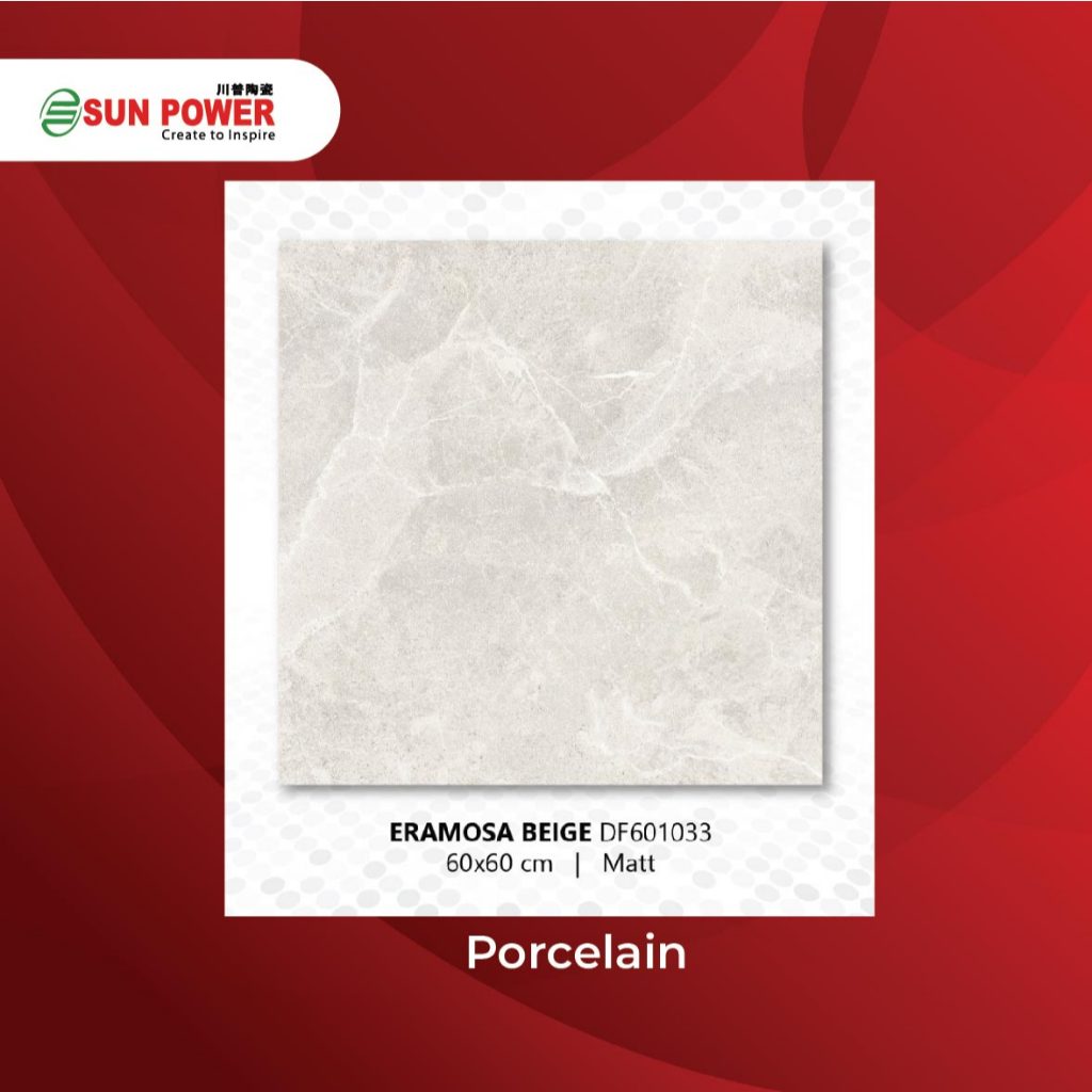 SUN POWER Eramosa Series 60x60 Glossy – Keramik Tiles (Sun Glazed Tiles) Lantai & Dinding Sun Power 