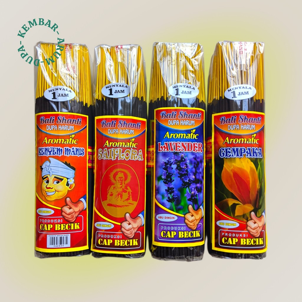 Dupa Cap Becik 1 Jam Bali Shanti - Aroma Terapi Full Harum (700gram)