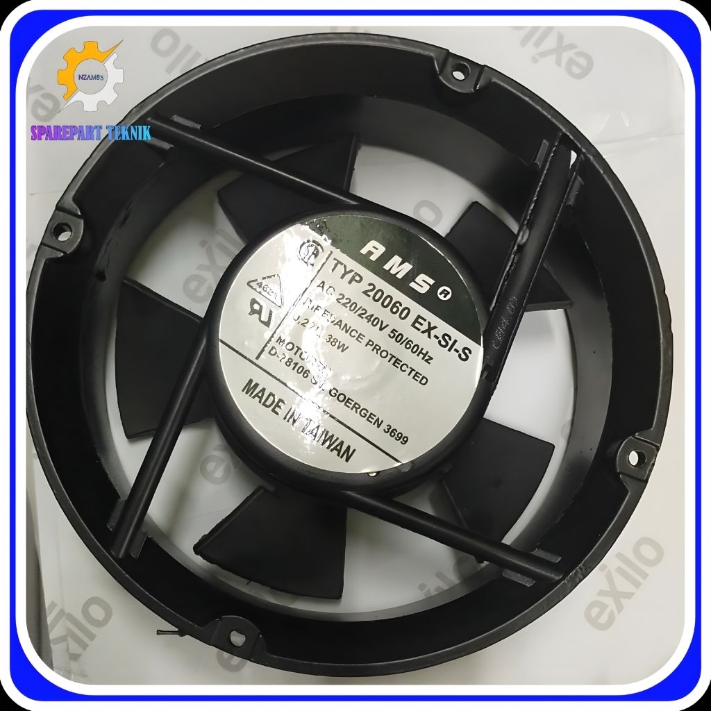 Fan Bulat AMS TYP 20060 EX-SI-S 17CM 220V PREMIUM