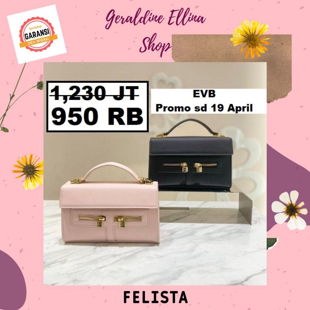 EVB TAS SELEMPANG WANITA FELISTA ORIGINAL