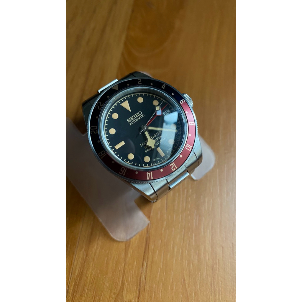 Jam Seiko Mod GMT Blackbay nh34 Automatic 39mm