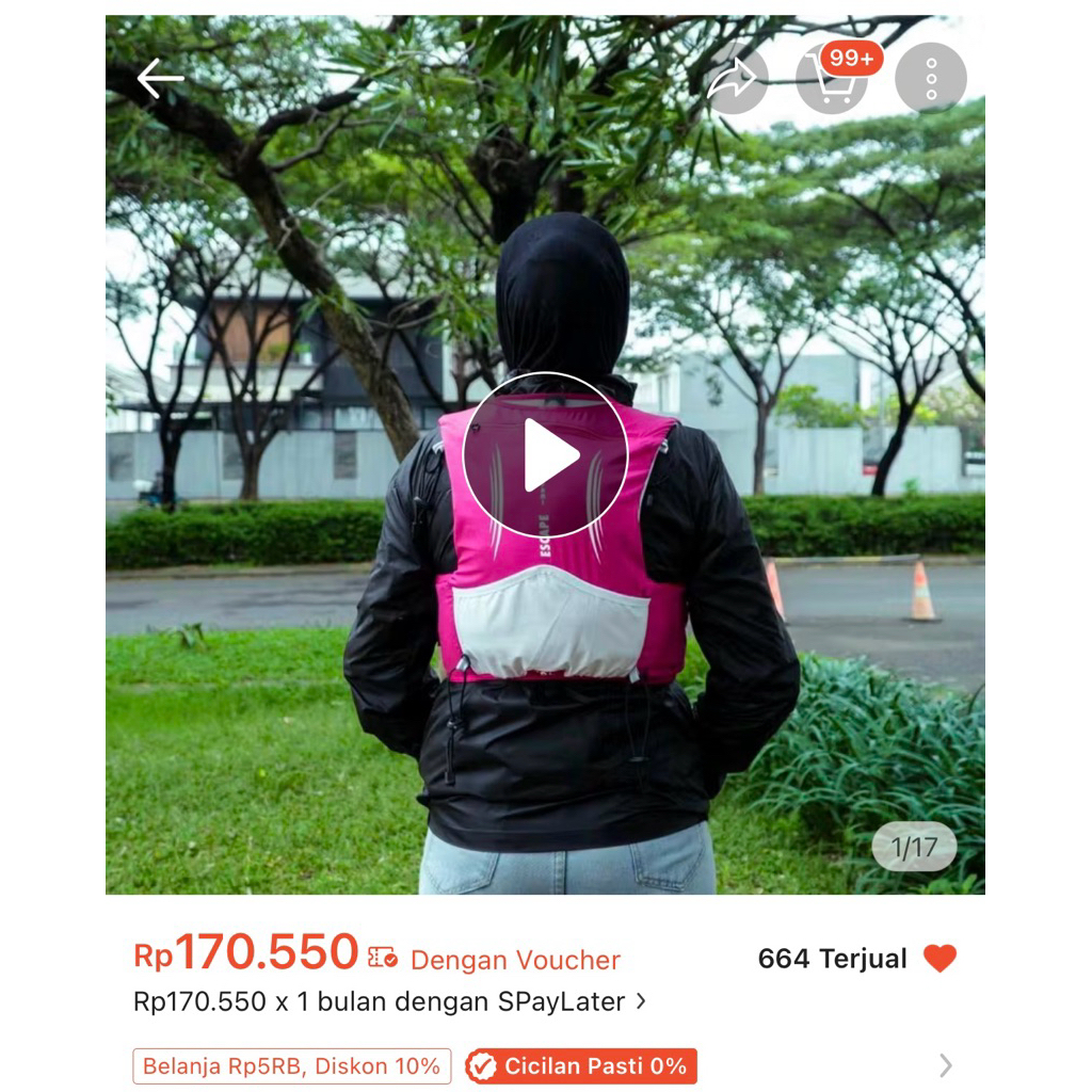 HYDROPACK 10 L BARU BEKAS ENDORSE