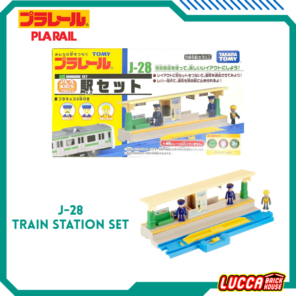 Takara Tomy Plarail J-28 Train Station Set