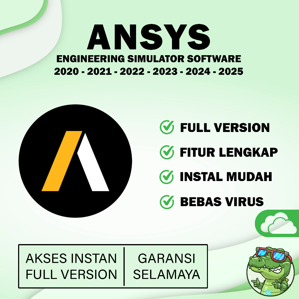 ANSYS 2025 Full Version Original Lifetime + Panduan Instalasi SOFTWARE DATABAYA