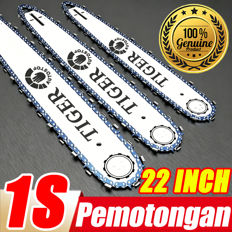 Chainsaw blade Rantai chainsaw 20/22/24 Inch Chainsaw Chain  Guide Bar Chainsaw Blade Rantai Gergaji