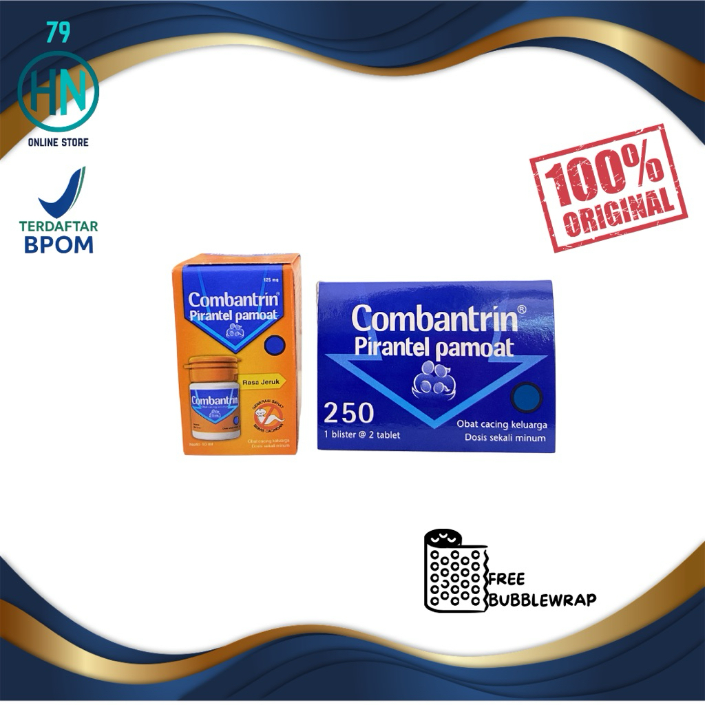 Combantrin Obat Cacing - Dewasa & Anak