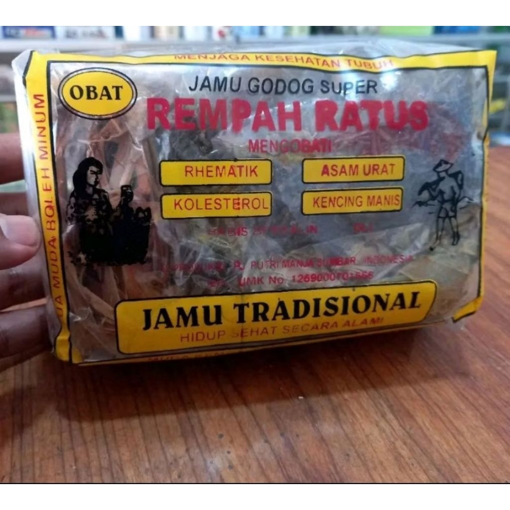 Jamu Godok Racikan Komplit Rempah Ratus Cap Putri Manja Super