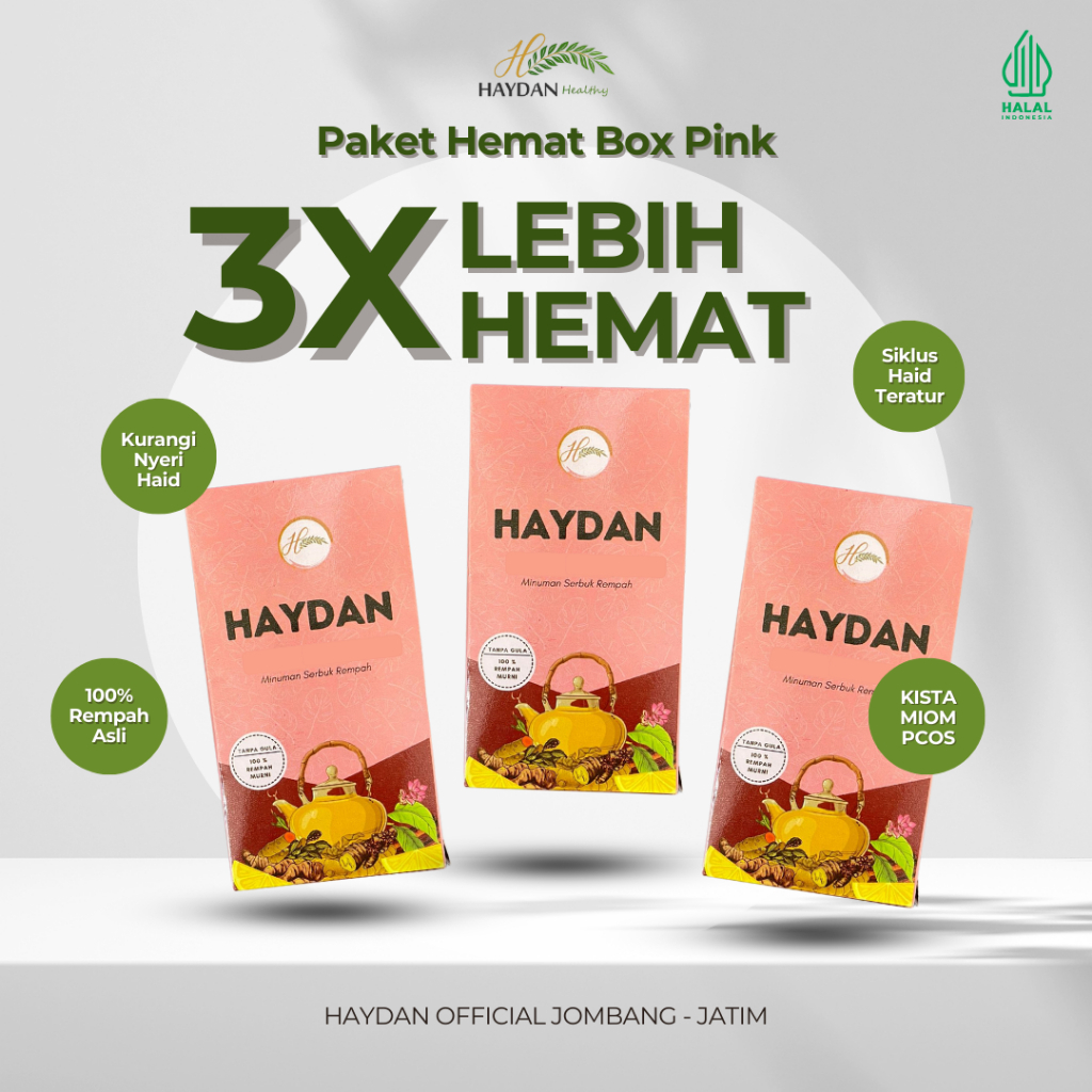 Paket SEHAT RAHIM HAYDAN| Haid Lancar| Keputihan| PCO| PCOS| Nyeri Haid I MISS V RAPET