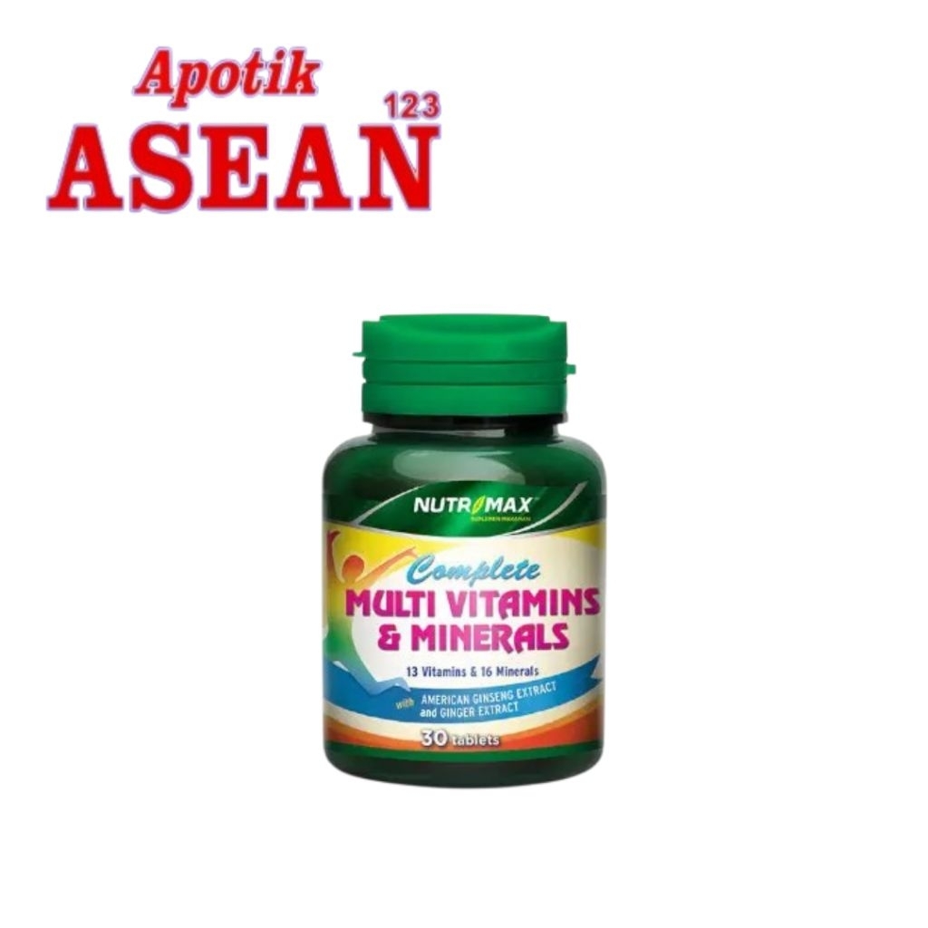 Nutrimax complete multivitamin 30tab