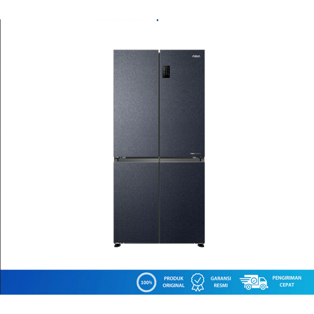 Aqua Kulkas Multidoor 4 Pintu Inverter 456 Liter AQRTTD546RBC(BK)