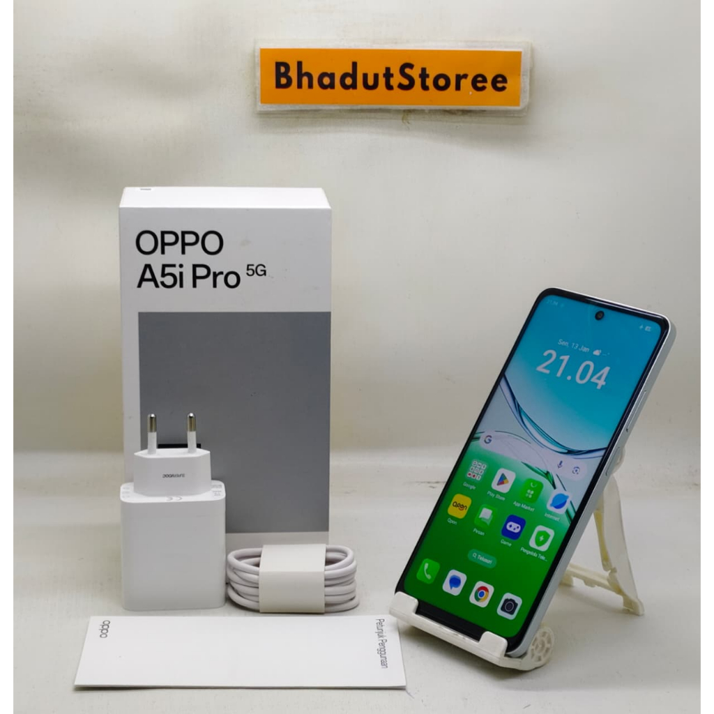 Oppo A5i Pro 5G 8/256 GB Garansi Resmi Indonesia Second