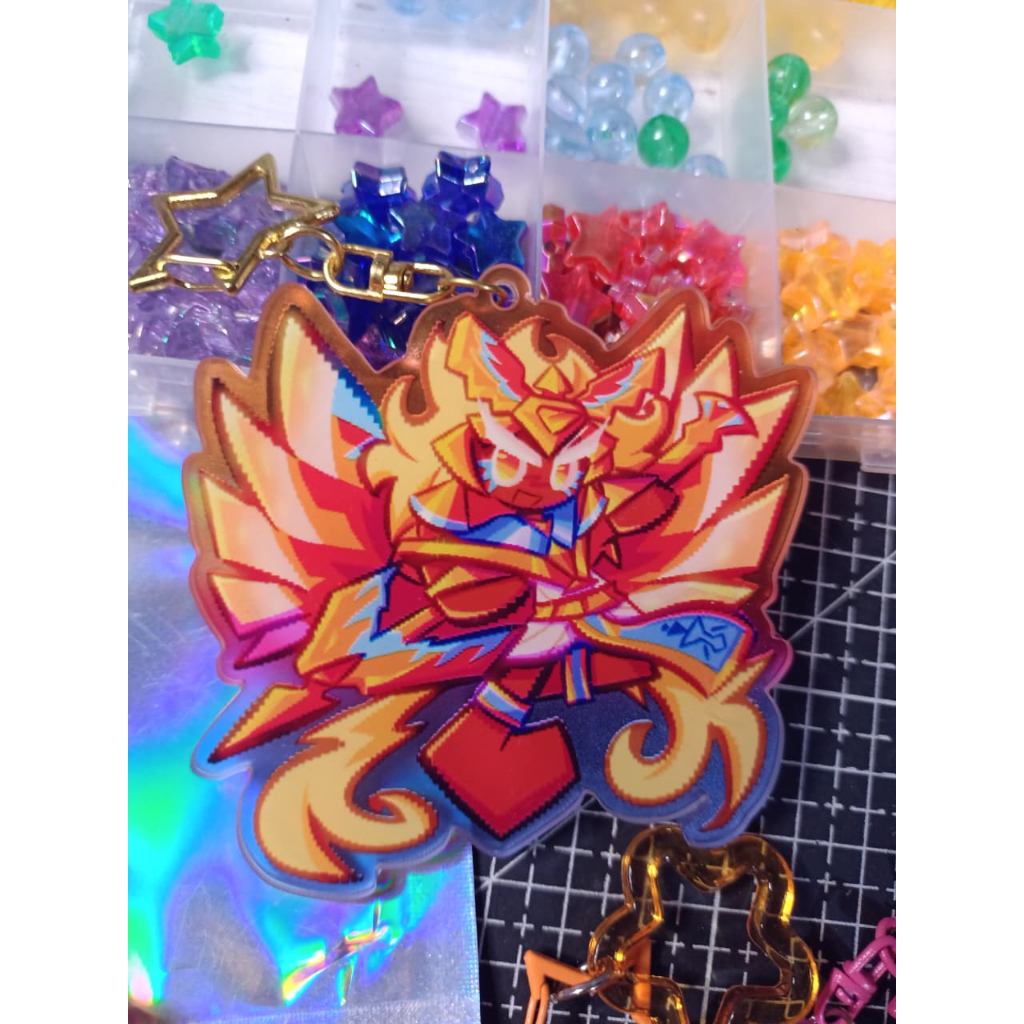 [GOLDEN CHEESE COOKIE] Rhayafell - Cookie run Kingdom keychain/gantungan kunci
