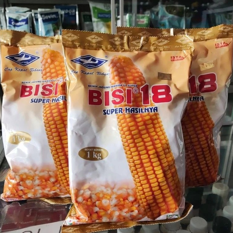 Bibit Benih Jagung Bisi 18 Kemasan 1kg Cap Kapal Terbang 100% Original Exp 2027