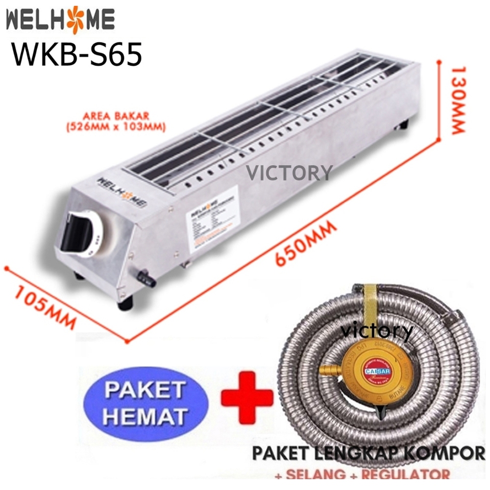 Kompor Sate Welhome WKB-S65 / Kompor Panggangan Sate Serbaguna