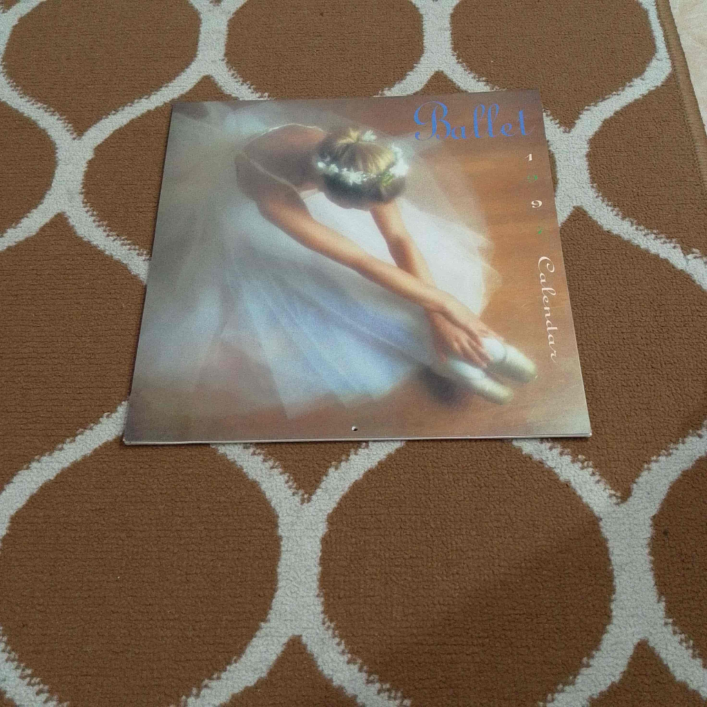 Ballet 1997 Calendar Art Import - Kalender Seni Cocok untuk kenangan memori hadiah sejarah hidup hia