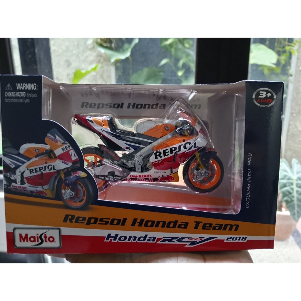 Diecast MotoGP Repsol Honda Dani Pedrosa 26 original maisto 1:18 harga murah