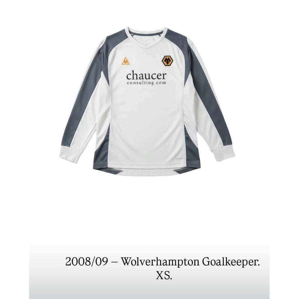 Jersey Wolverhampton Goalkeeper 2008 Original – Size XS