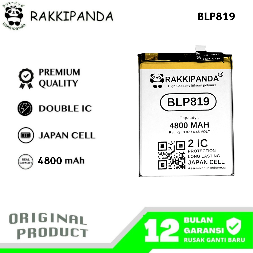 RakkiPanda - BLP819 Reno 5 4G / Reno 6 4G / Reno 6Z Batre Batrai Baterai