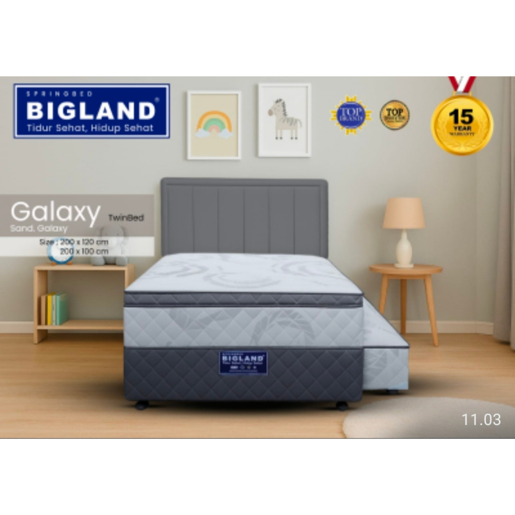 Kasur Speingbed Bigland 2in1 Galaxy