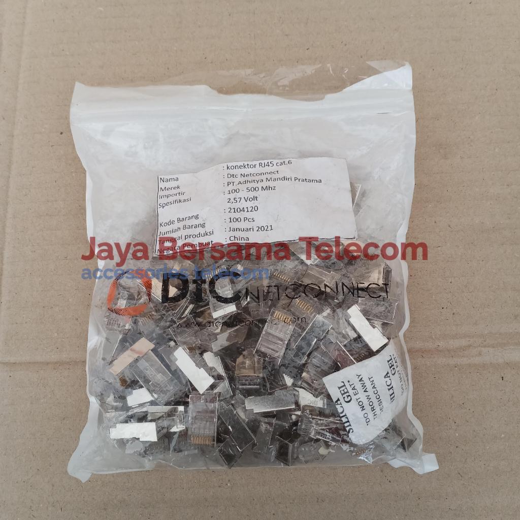 Konektor Rj45 cat.6 DTC Netconnet/Konektor STP/plat metal DTC cat.6