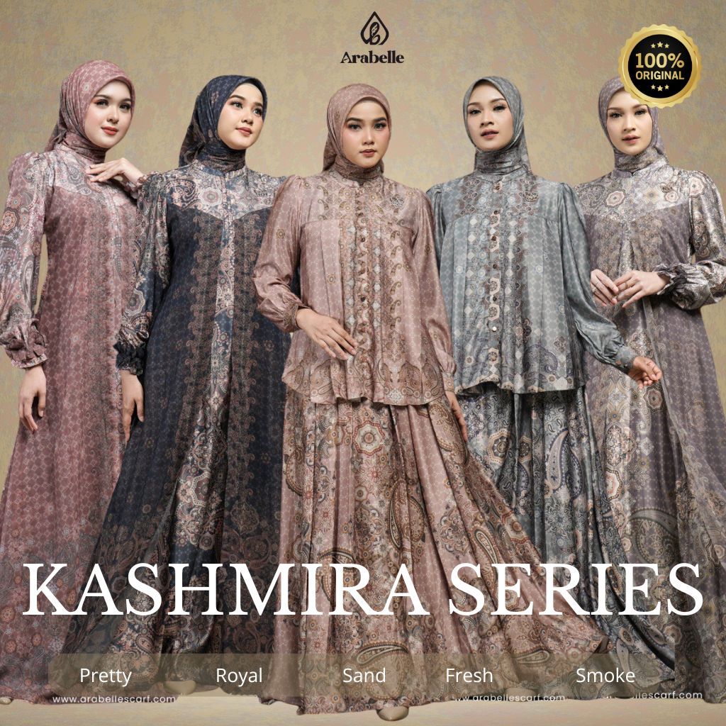 SET SCARF / KASHMIRA DRESS & ONE SET ARABELLE TERBARU / GAMIS & ONE SET TERBARU / BY ARABELLE / gami