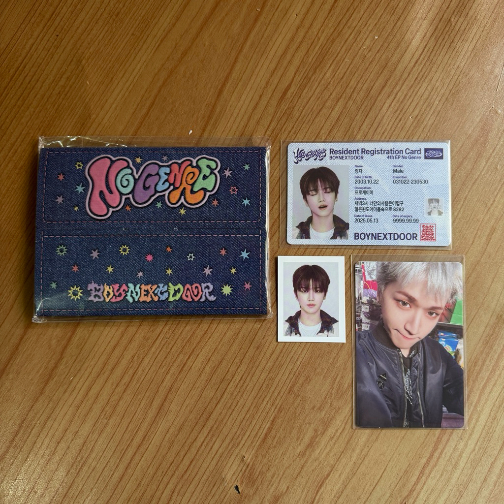Album BOYNEXTDOOR No Genre weverse ver. unsealed Riwoo fullset