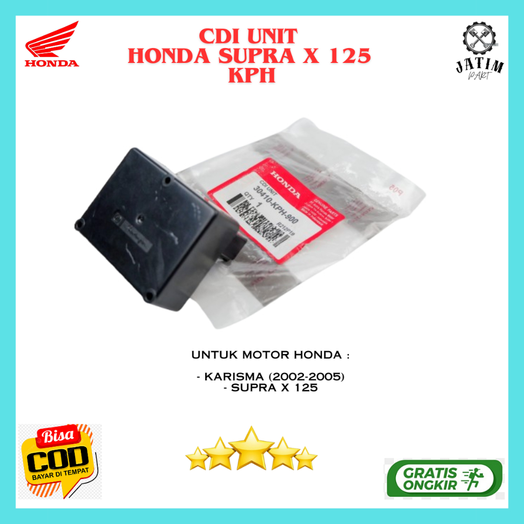 Cdi Supra X 125 Ori / Cdi Unit Honda Karisma Asli Bawaan Motor - 30410-KPH-900