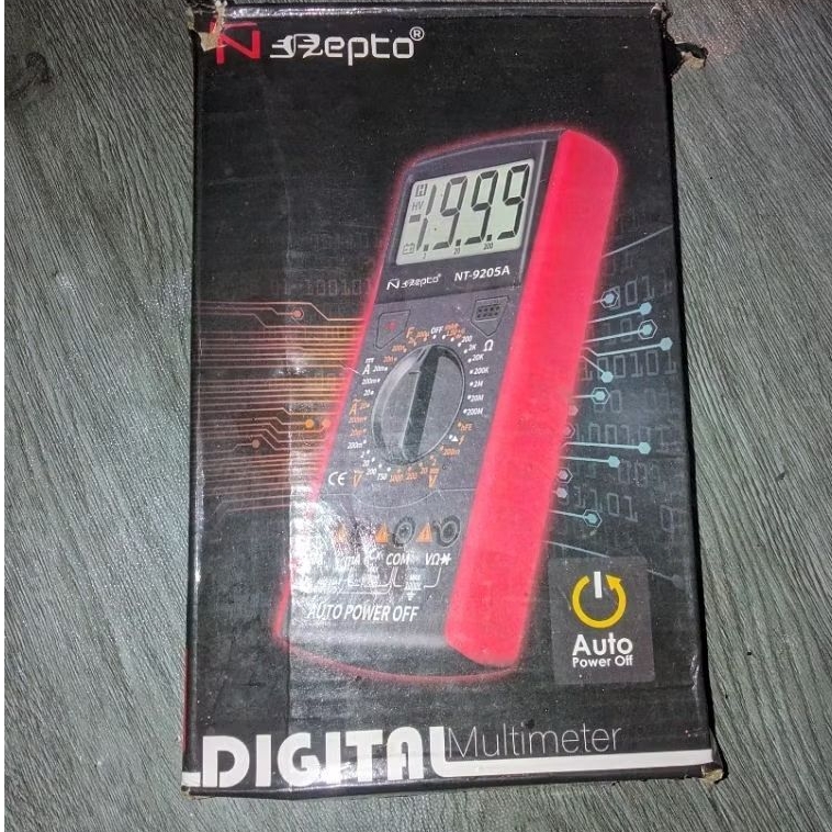 Multimeter zepto digital bekas
