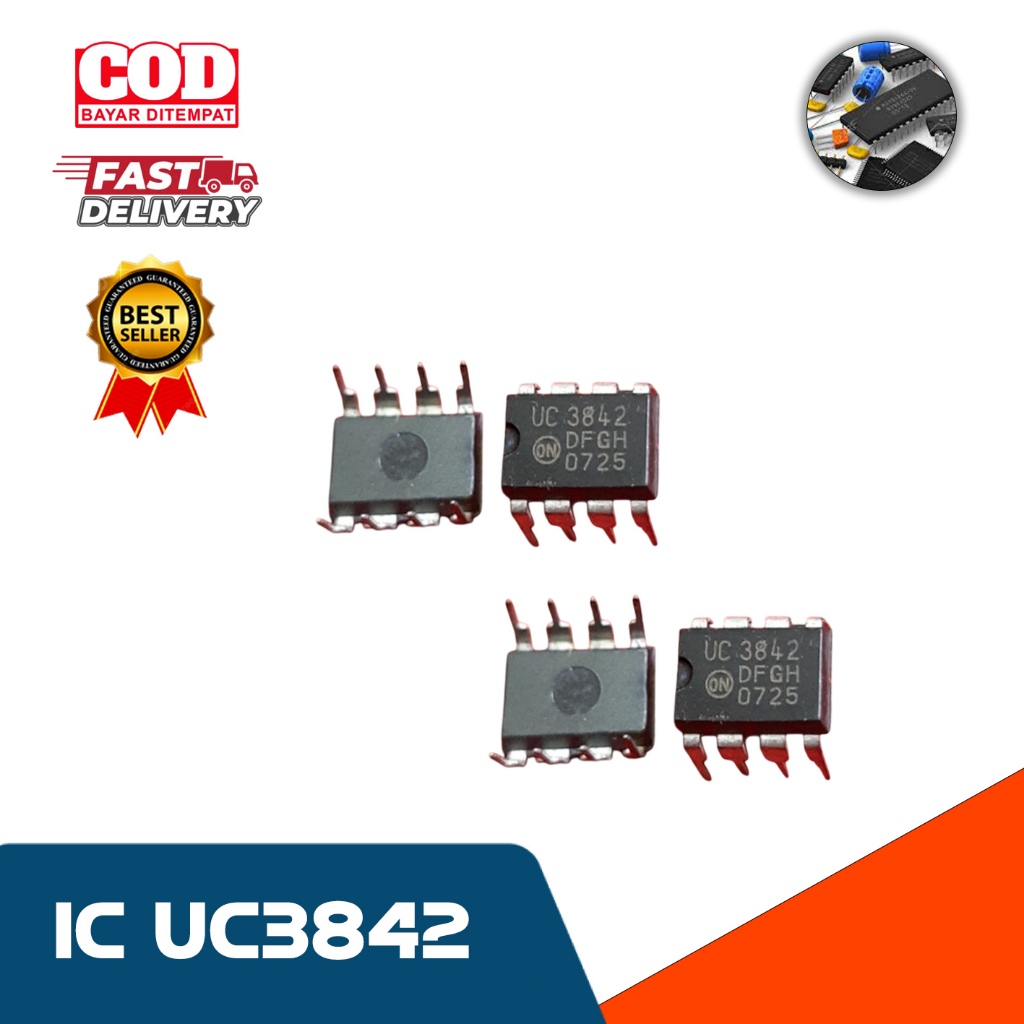 IC uc 3842 uc3842 Original, Tidak Bergaransi