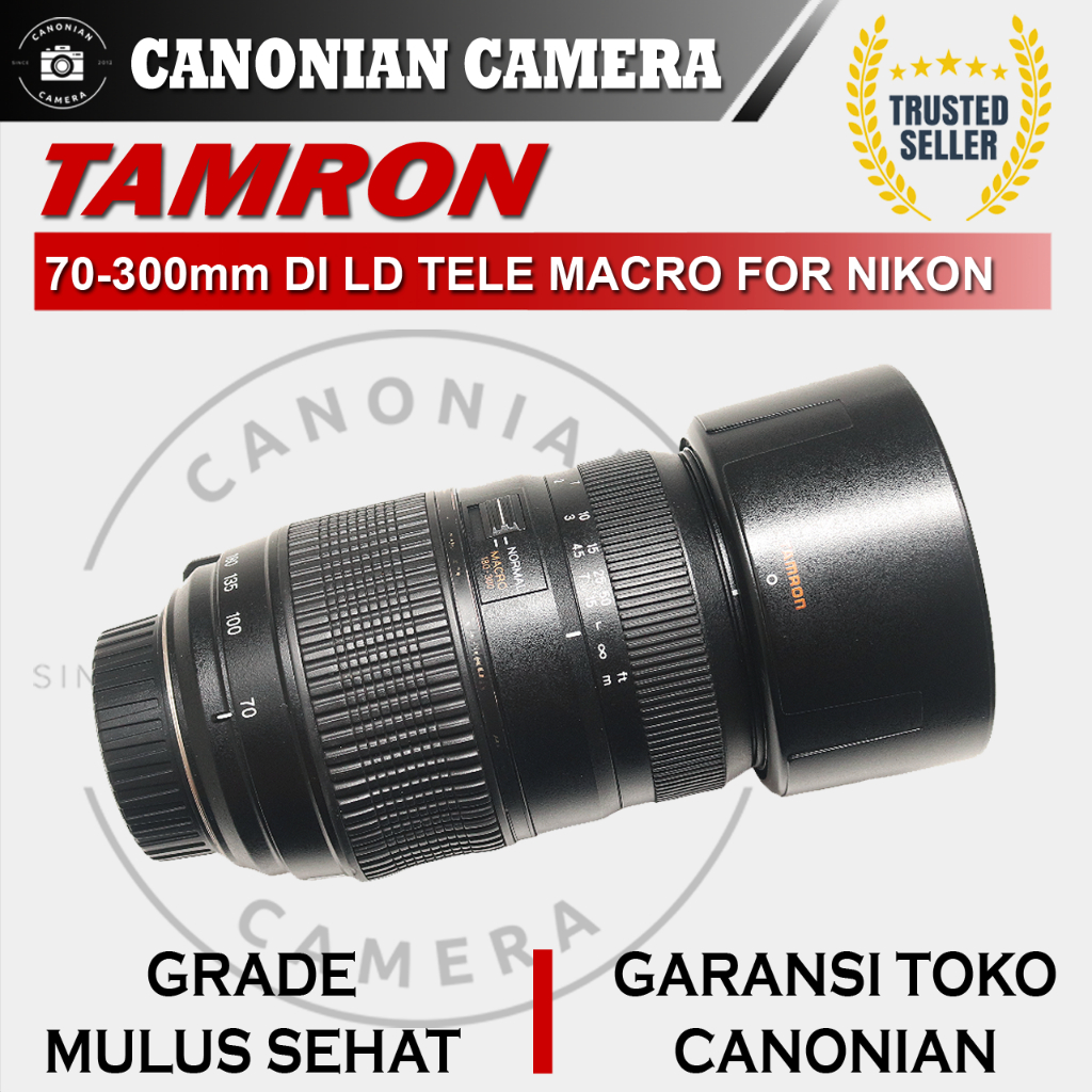 Lensa Tamron 70-300mm DI LD Tele Macro For Nikon DSLR