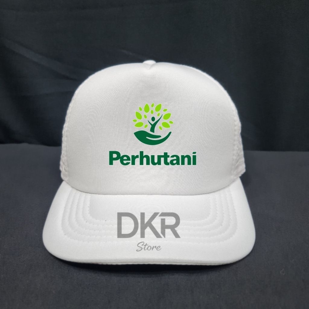 Topi PERHUTANI Topi Trucker PERHUTANI Topi Jaring