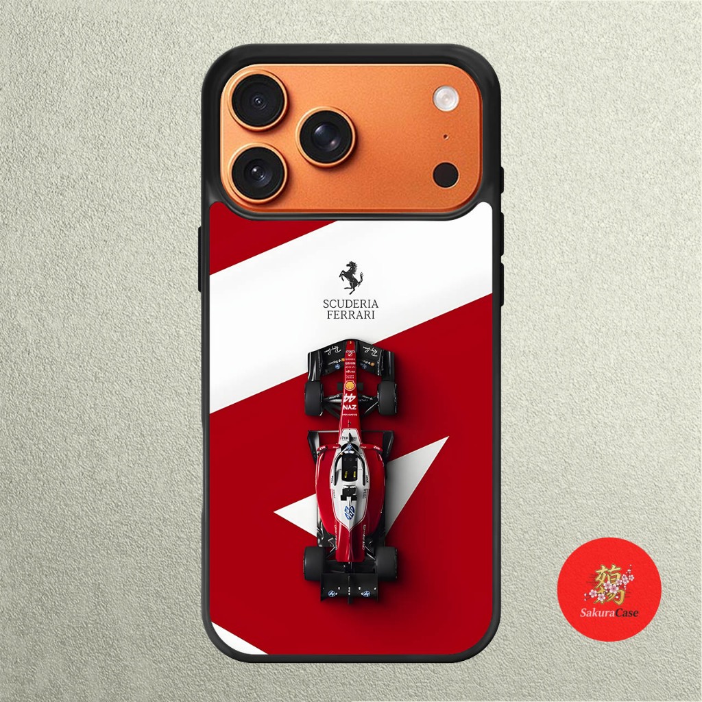 iPhone Case 17 16 15 14 13 12 11 X XR Xs 8 7 6 5 Plus Pro Max Air Softcase SCUDERIA Ferrari F1 Team