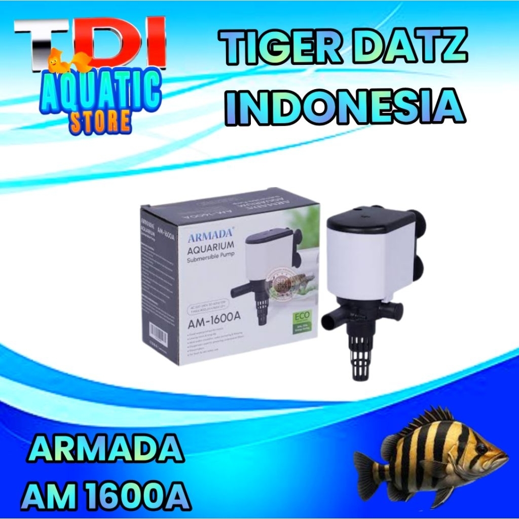 Terlaris power head ph ARMADA AM 1600 A mesin pompa celup aquarium kolam filter water pump