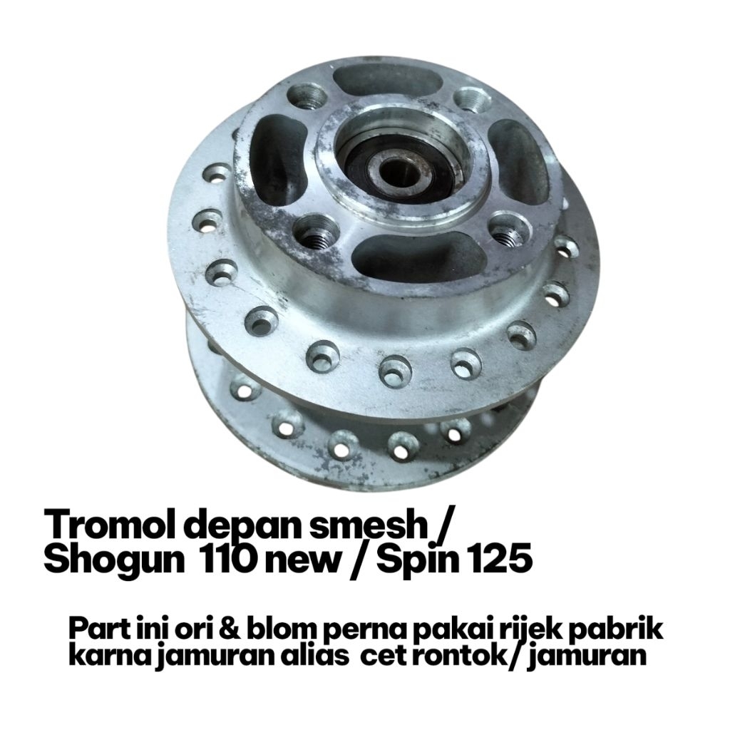 tromol depan smesh Shogun 110 new spin 125 tromol ori