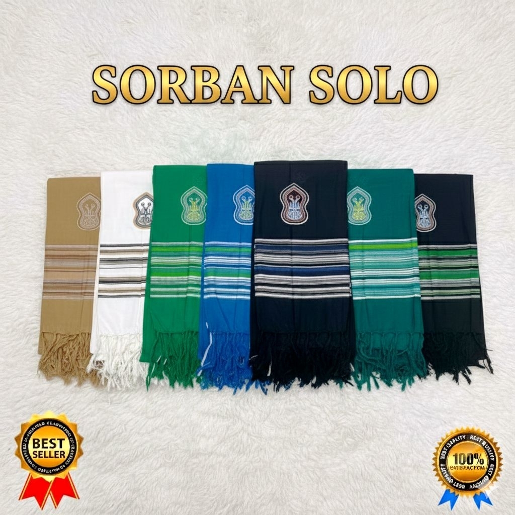 Sorban Solo Habib syech murah, Sorban Santung , Rida murah , oleh oleh haji dan umroh