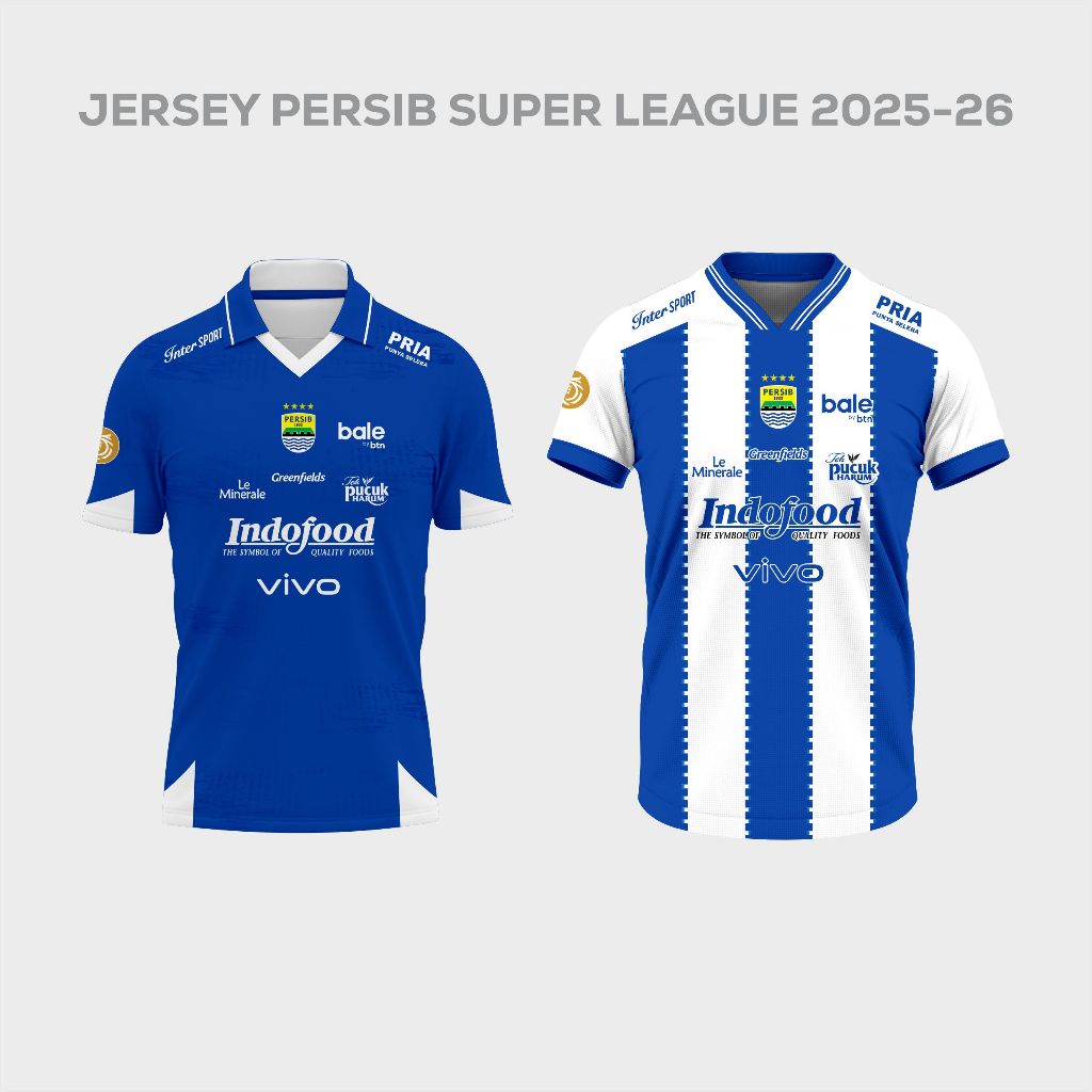 JERSEY PERSIB SUPPORTER EDITION LOGO TIMBUL + POLYFLEK